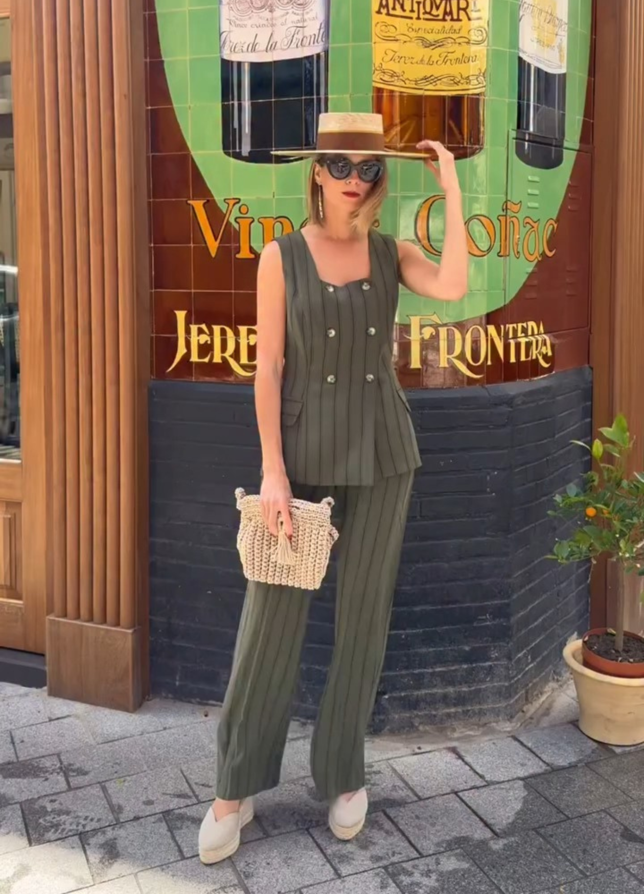 MILAGROS - CONJUNTO TOP Y PANTALÓN