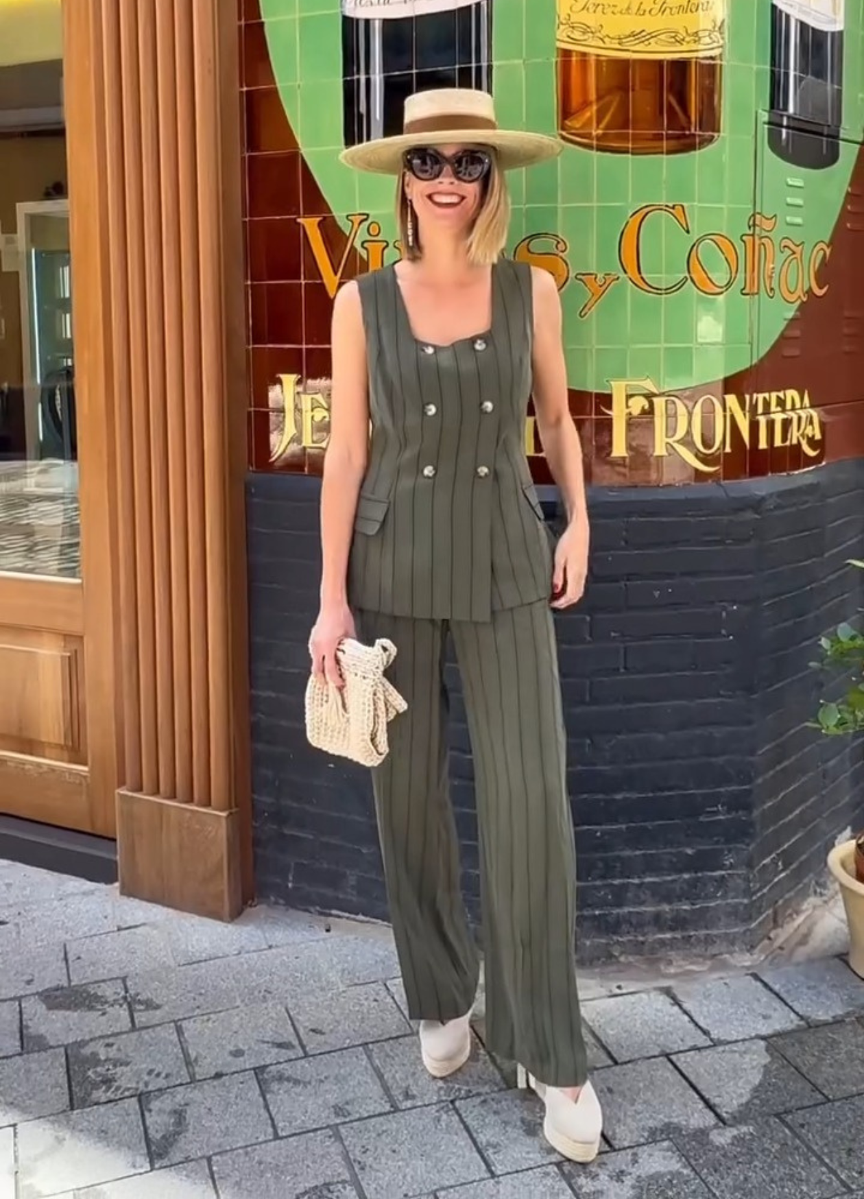 MILAGROS - CONJUNTO TOP Y PANTALÓN