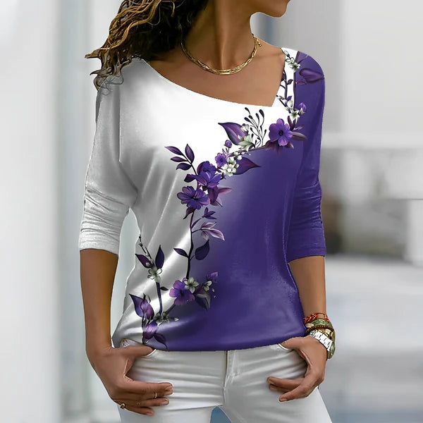 LARA - BLUSA CON ESTAMPADO DE FLORES