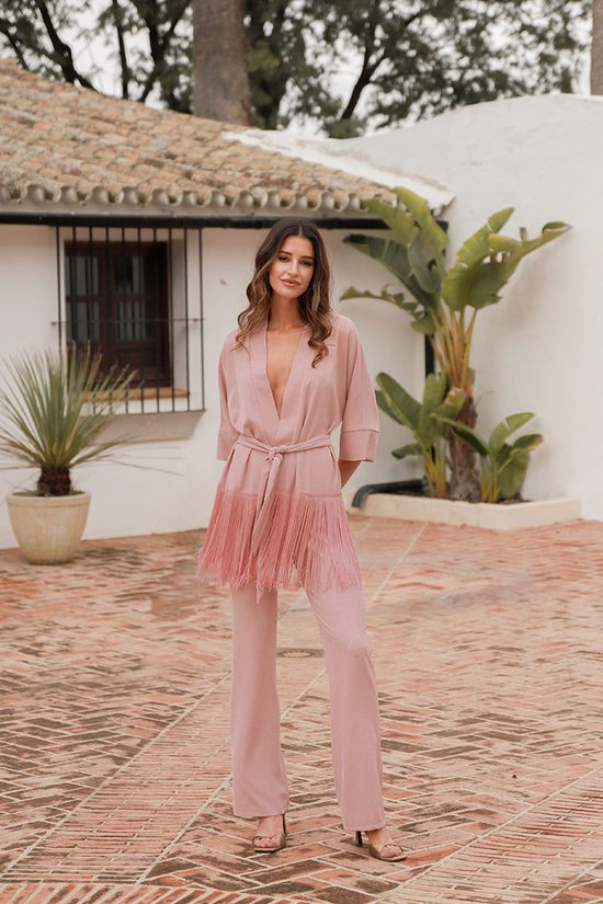 MATILDE - CONJUNTO KIMONO Y PANTALÓN