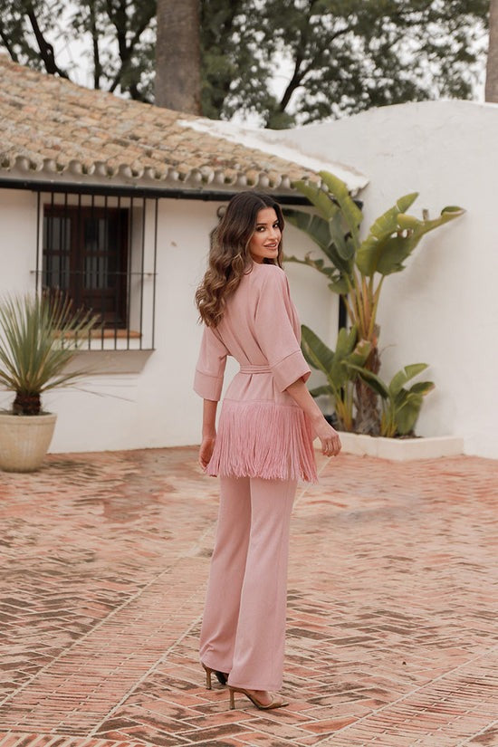 MATILDE - CONJUNTO KIMONO Y PANTALÓN