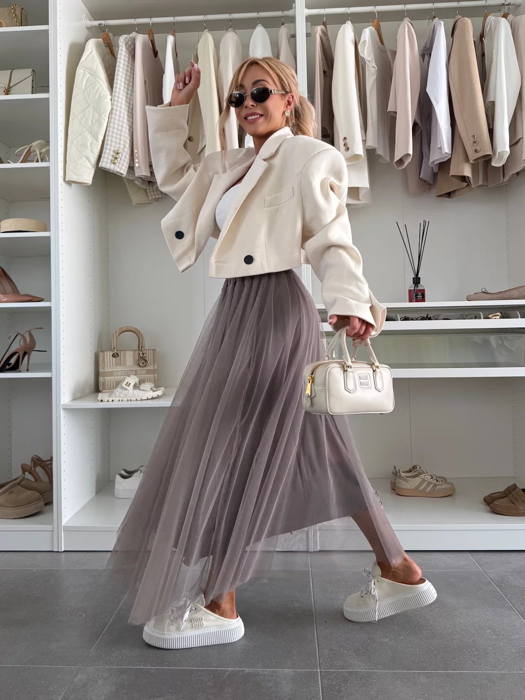 KARLA - FALDA DE TUL CON CINTURILLA ELÁSTICA