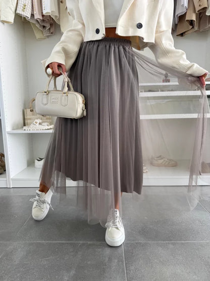 KARLA - FALDA DE TUL CON CINTURILLA ELÁSTICA