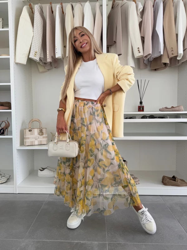 KARLA - FALDA DE TUL CON CINTURILLA ELÁSTICA