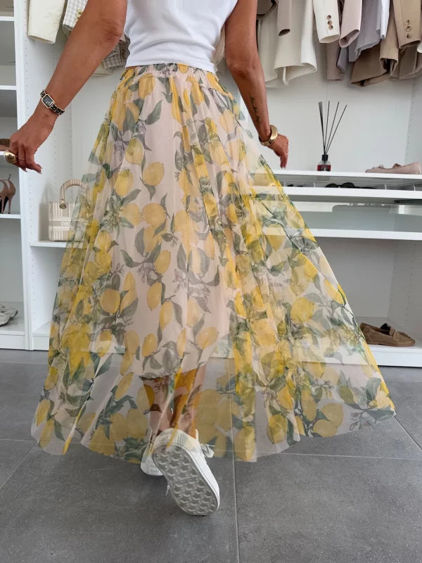 KARLA - FALDA DE TUL CON CINTURILLA ELÁSTICA