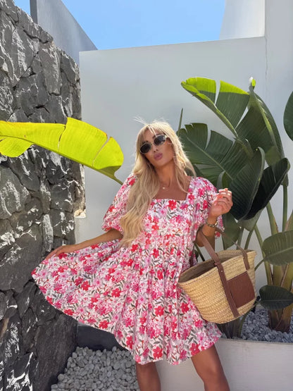 VIVIANA - VESTIDO CON ESTAMPADO DE FLORES