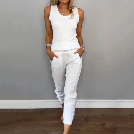 EMILIA - CONJUNTO TOP Y PANTALÓN